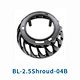 car headlight lens shroud