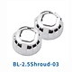 car headlight lens shroud