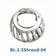 car headlight lens shroud